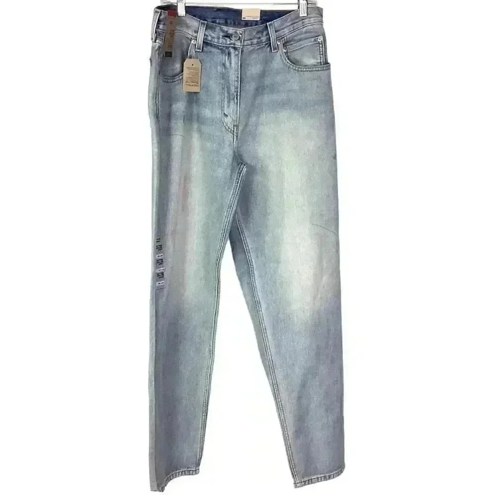 Levi's 550 '92 0002 Stained Distressed 34X34 Relaxed Taper Leg Light Jeans NWT